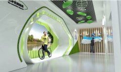 高港區城市規劃館設計效果圖-虛擬騎行